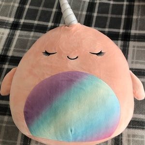 nwt 14” evie the narwal squishmallow